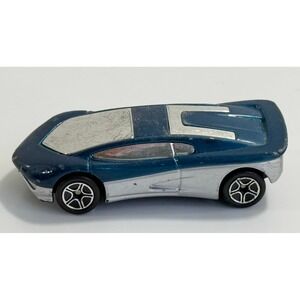 Matchbox Stress Streamer Toy Car Kids 1:64 Blue Silver Vintage 1995 Diecast